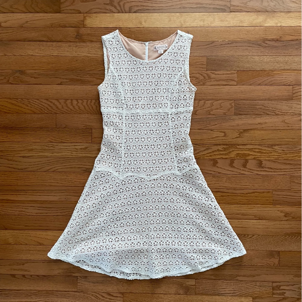 Nanette Lenore White Eyelet Sundress